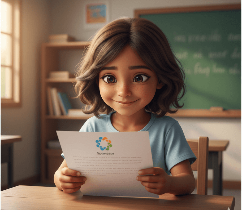 Sample child sponsorship letter